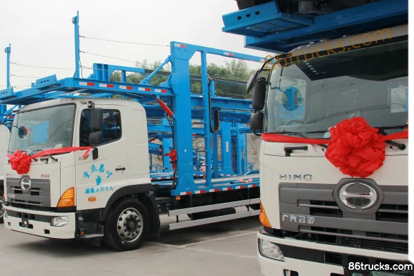 Guangqi HINO 700 Series Heavy Truck 4X2(6 wheels) 9.68m Van Truck Chassis (3) | 86Trucks