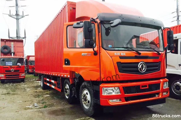 Dongfeng Yulong 210 hp 6X2(8 wheels) 9.6m Wing Opening Van Cargo Truck (EQ5252XYKLV2) Exterior (3) | 86Trucks