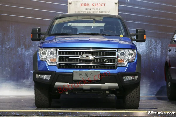 Kawei Ranger K150GT 2018 Flagship 1.9T Diesel 150hp 4x4(6 wheels) Double Cab Pickup (2) | 86Trucks
