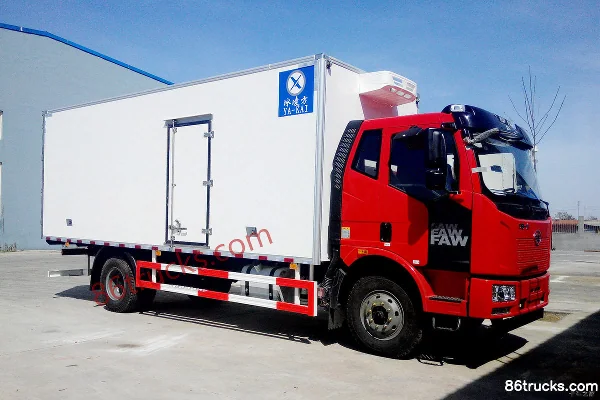 FAW Jiefang J6L 220 hp 4X2(6 wheels) refrigerated truck (Binglingfang) Exterior (2) | 86Trucks