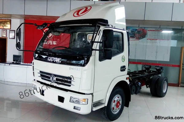 Dongfeng Duolika D6 150 ch 4X2(6 roues) châssis camion fourgon cabine simple 4,17 m Extérieur (2) | 86Trucks