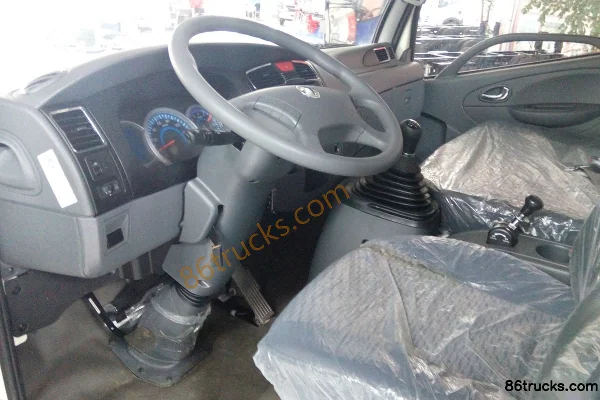 Dongfeng Duolika D6 150 ch 4X2(6 roues) châssis camion fourgon cabine simple 4,17 m (1) | 86Trucks