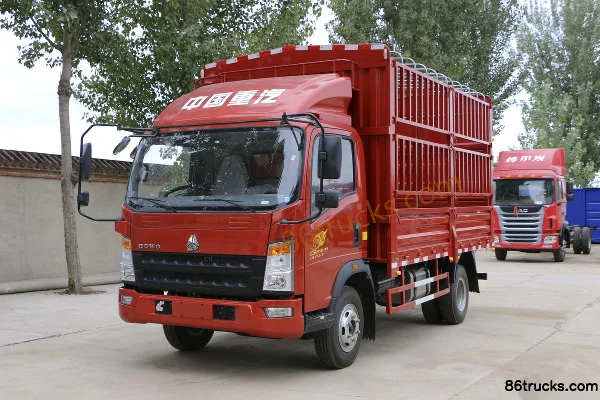 Sinotruk HOWO Tongshuai Chaoneng Edition 160 hp 4X2(6 wheels) 4.15m Single Row Stake Light Truck Exterior (3) | 86Trucks