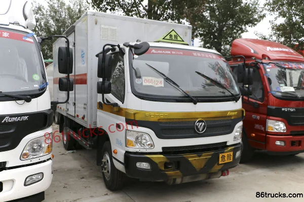 Foton Aumark 3 Series 143 hp 4X2(6 wheels) 4.2m Box-Type Gas Cylinder Transport Truck Exterior