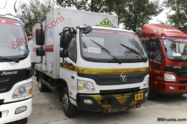 Foton Aumark 3 Series 143 hp 4X2(6 wheels) 4.2m Box-Type Gas Cylinder Transport Truck Chassis (1) | 86Trucks