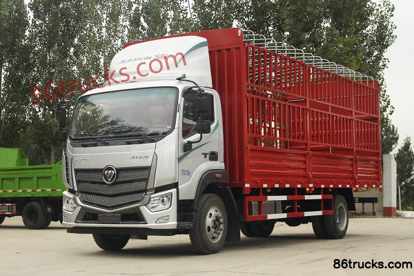 Foton Auman R Series 185 hp 4X2(6 wheels) 6.1m Half-row Stake Cargo Truck Exterior (3) | 86Trucks