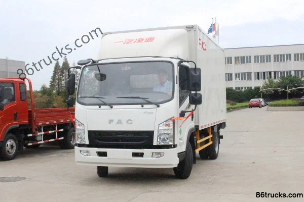 FAW Linghe 116 ch 4X2(6 roues) 4,12 m Camion fourgon cabine simple Extérieur (3) | 86Trucks