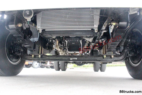FAW Linghe 116 ch 4X2(6 roues) 4,12 m Camion fourgon cabine simple Châssis (2) | 86Trucks