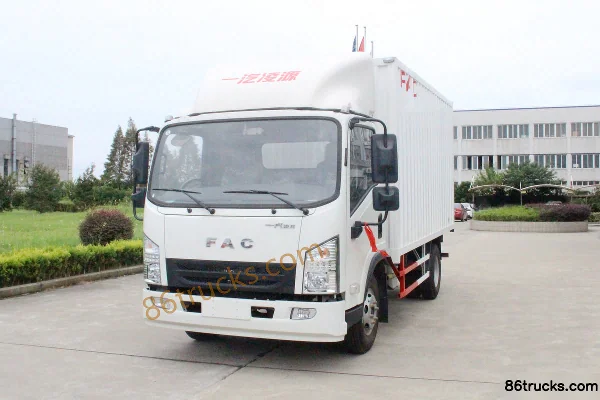 FAW Linghe 116hp 4X2(6 wheels) 3.79m semi-row box truck light truck Exterior (3) | 86Trucks