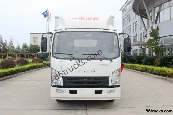 FAW Linghe 116hp 4X2(6 wheels) 3.79m semi-row box truck light truck Exterior (2) | 86Trucks