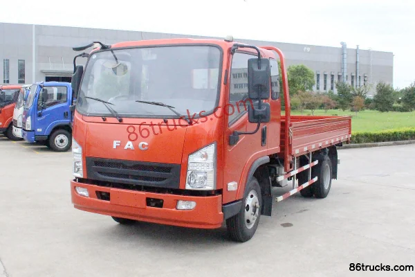 FAW Linghe 116 ch 4X2(6 roues) 3,85 m Camion plateau à ridelles cabine demi-avancée Extérieur (3) | 86Trucks
