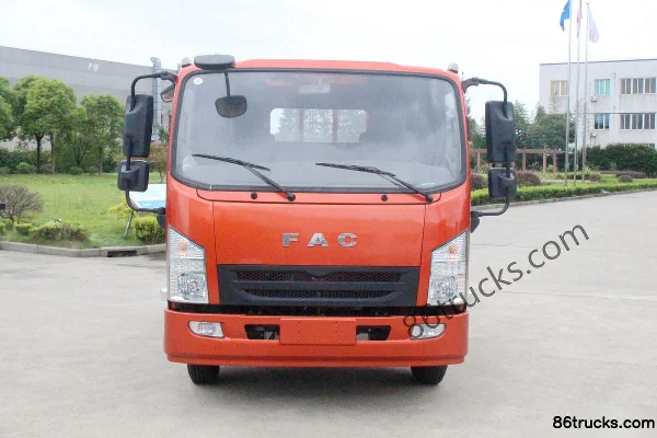 FAW Linghe 116 ch 4X2(6 roues) 3,85 m Camion plateau à ridelles cabine demi-avancée Extérieur (2) | 86Trucks