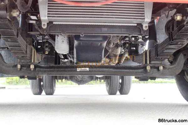 FAW Linghe 116 ch 4X2(6 roues) 3,85 m Camion plateau à ridelles cabine demi-avancée Châssis (1) | 86Trucks