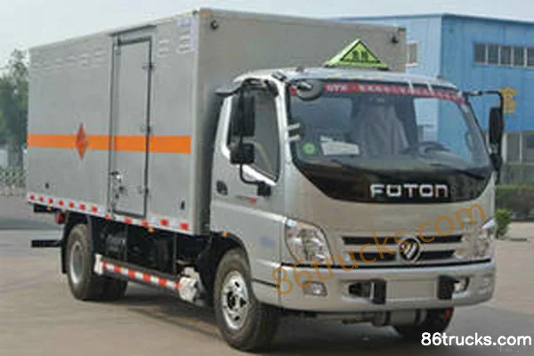 Foton Ollin CTX 154 ch 4X2(6 roues) 5,1 m camion de transport de matériel de démolition (marque Xier) Extérieur