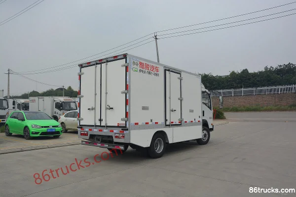 Chengdu Yajun Sinotruk Wangpai Chassis 4.5T 4.15m Single Row Pure Electric Box Light Truck 75.3kWh 4X2(6 wheels) Exterior (3) | 86Trucks