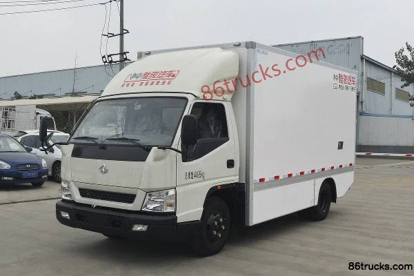 Chengdu Yajun Yajun Changan Kuayue chassis electric cargo truck