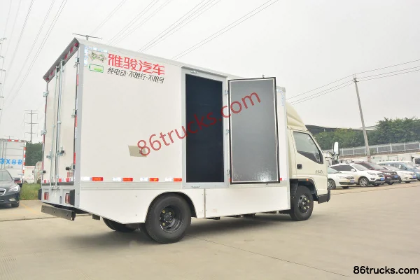 Chengdu Yajun châssis Changan Kuayue 4,5T 4,15 m cabine simple camion fourgon électrique pur 75,3 kWh 4X2(6 roues) (2) | 86Trucks