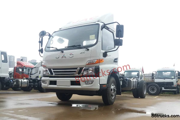 JAC Junling V6 154 ch 4X2(6 roues) châssis de camion porteur à ridelles cabine simple 4,18 m Extérieur (3) | 86Trucks