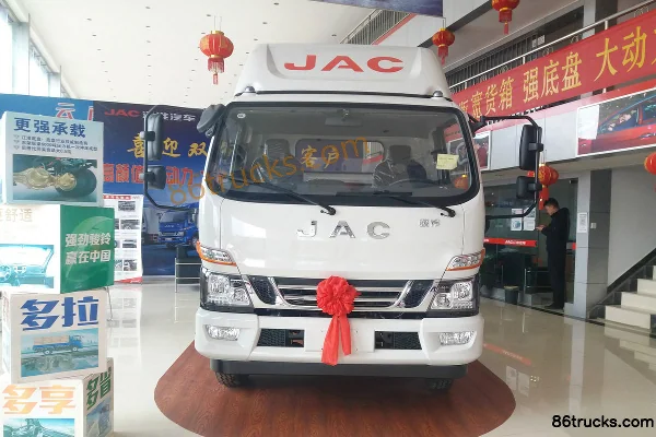 JAC Junling V6 154 ch 4X2(6 roues) châssis de camion porteur à ridelles cabine simple 4,18 m Extérieur (2) | 86Trucks