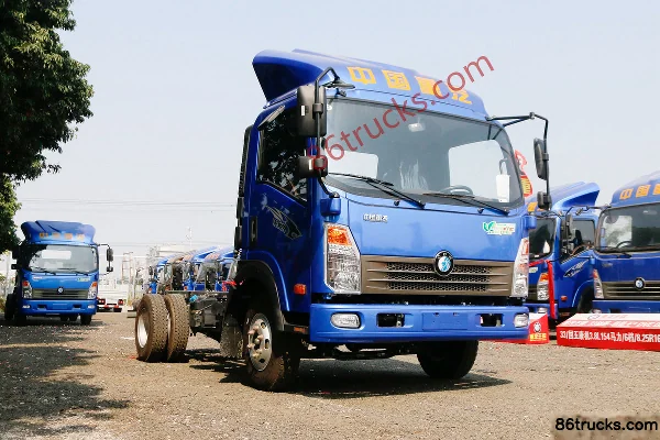 Sinotruk Wangpai 7 Series 95hp 4X2(6 wheels) 3.37m crew cab van truck Exterior