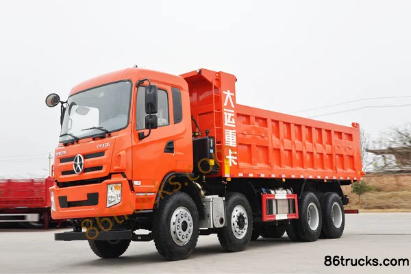 Dayun N6H heavy truck Standard Load Edition 350 hp 8X4(12 wheels) 5.6m dump truck (China VI) (16T rear axle) Exterior (3) | 86Trucks