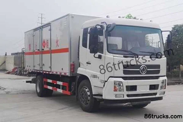 Dongfeng Commercial Vehicle Tianjin 190hp 4X2(6 wheels) 6.6m Flammable Liquid Van Truck (Dali brand) Exterior