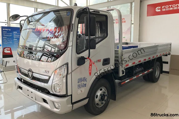 Foton Ollin CTS 143 hp 4X2(6 wheels) 4.18m single-row flatbed light truck Exterior (2) | 86Trucks