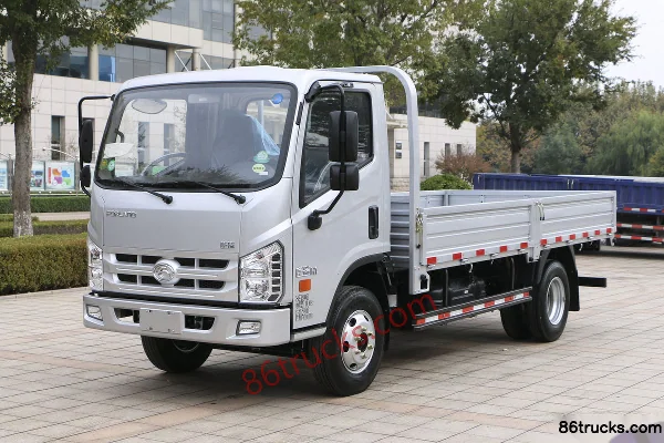 Foton Times H1 115hp 4X2(6 wheels) 4.18m Single Row Flatbed Light Truck Exterior (3) | 86Trucks