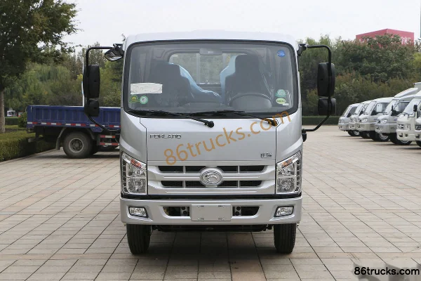 Foton Times H1 115hp 4X2(6 wheels) 4.18m Single Row Flatbed Light Truck Exterior (2) | 86Trucks