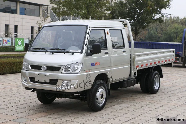 Foton Forland Yuling VQ5 1.5L 112hp 4X2(6 wheels) Gasoline 3.05m Double Row Flatbed Mini Truck Exterior (3) | 86Trucks