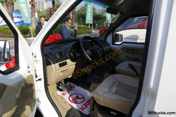 Kama C35 68hp 4.5m Electric Logistics Truck Cab (2) | 86Trucks