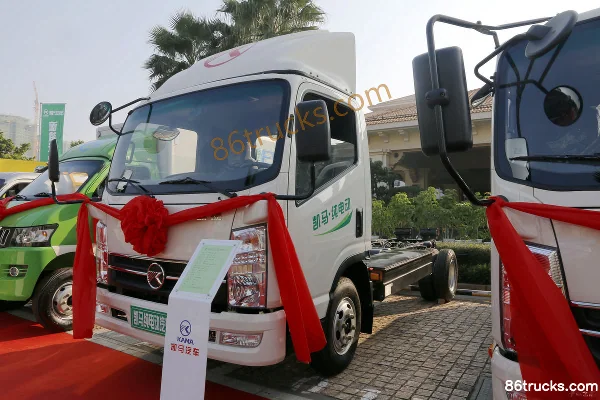 Kama Kaijie 4.5T 4.24m Single Row Electric Van Light Truck Chassis 4X2(6 wheels) Exterior (3) | 86Trucks