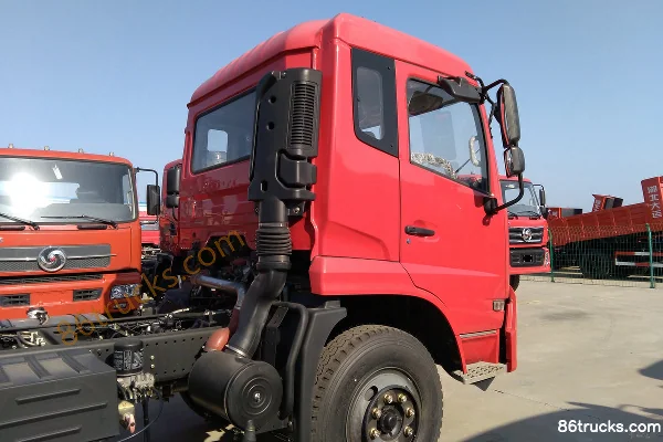 CHUANJIAO Medium Truck 160hp 4X2(6 wheels) 6.8m Flatbed Cargo Truck Cab (3) | 86Trucks