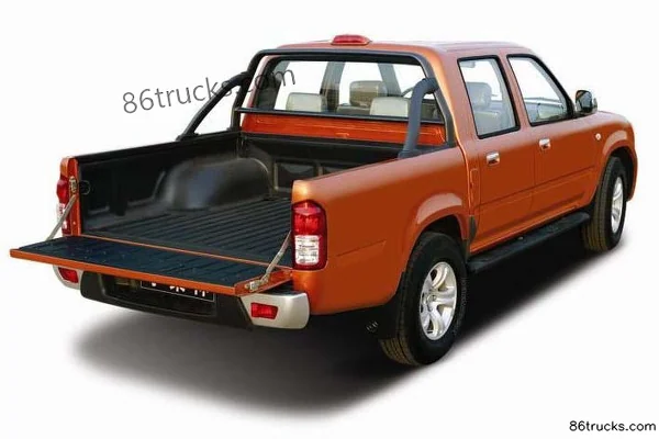 Huanghai Small Chaishen Deluxe 2.2L Gasoline Double Cab Pickup (Extended Cargo Box) Exterior (3) | 86Trucks