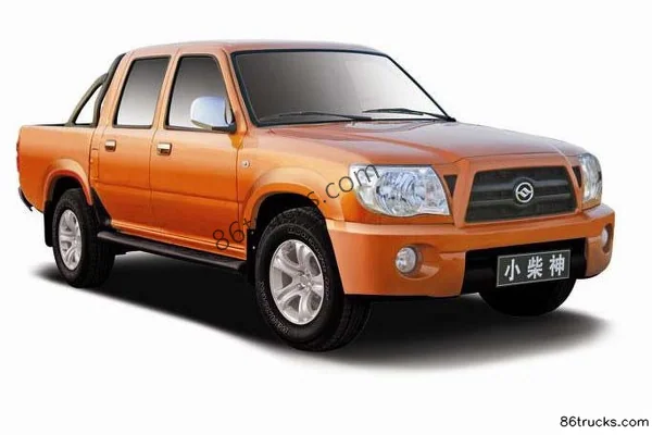 Huanghai Small Chaishen Deluxe 2.2L Gasoline Double Cab Pickup (Extended Cargo Box) Exterior (2) | 86Trucks