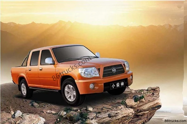 Huanghai Small Chaishen Deluxe 2.2L Gasoline Double Cab Pickup (Extended Cargo Box) Exterior