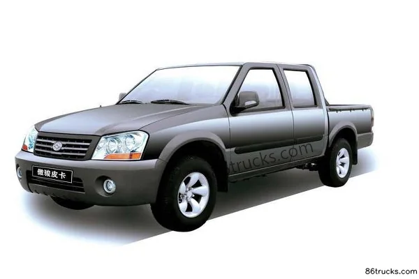 Huanghai Aojun Deluxe 2009 2WD 2.2L Gasoline Double Cab Pickup Exterior (2) | 86Trucks