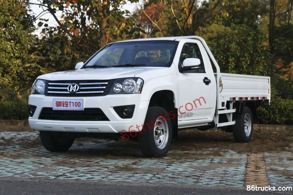 Qiling Auto T100 version luxe 2,2 L essence deux roues motrices pick-up monoplace Cabine (3) | 86Trucks