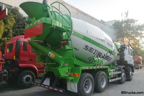 JAC Gallop K3 290hp 8X4(12 wheels) 7.75m³ concrete mixer truck (Ruijiang brand) Exterior (3) | 86Trucks