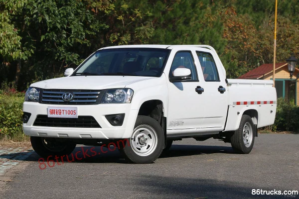 Qiling Auto T100 Luxury Edition 2.2L Gasoline 2WD Double-row Pickup Truck Cab (3) | 86Trucks