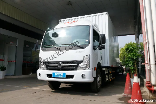 Dongfeng Electric Capt EV300 4.5T 4.13m Single Row Pure Electric Van Light Truck 99.8kWh 4X2(6 wheels) Exterior (3) | 86Trucks