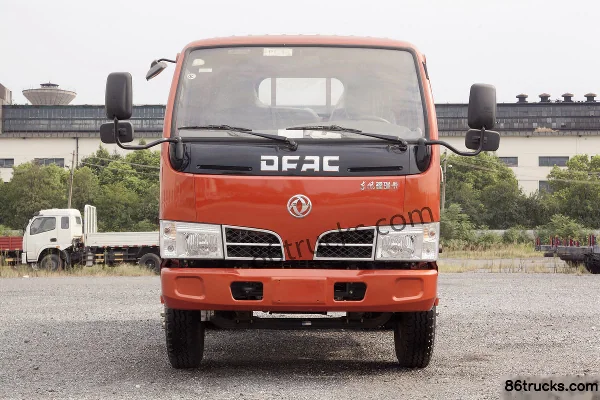 Dongfeng FuruiKa F7 95 hp 4X2(6 wheels) 4.2m Single Row Flatbed Light Truck (Yunnei) Exterior (2) | 86Trucks