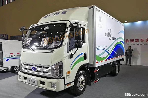 Deli Auto Deshuai V5 4.5T 4.15m Van Electric Light Truck 83.2kWh 4X2(6 wheels) Exterior (3) | 86Trucks