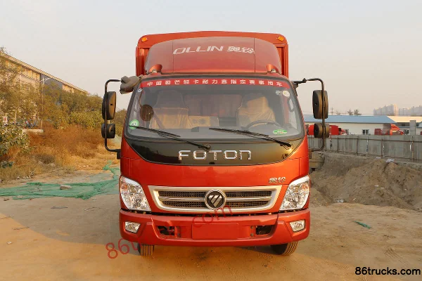 Foton Ollin TX Standard Edition 110hp 4X2(6 wheels) 4.23m Single Row Stake Truck (Spring Brake) Exterior (2) | 86Trucks