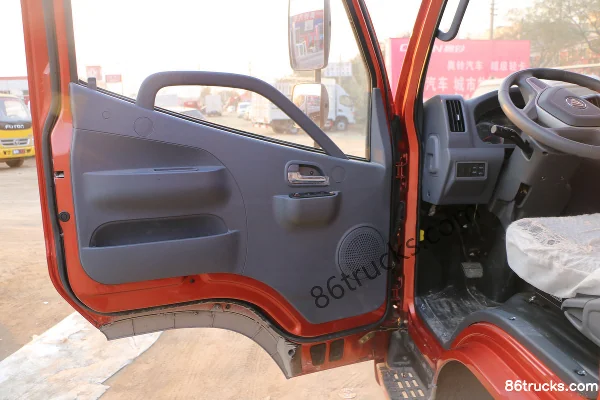 Foton Ollin TX Standard Edition 110hp 4X2(6 wheels) 4.23m Single Row Stake Truck (Spring Brake) Cab (1) | 86Trucks