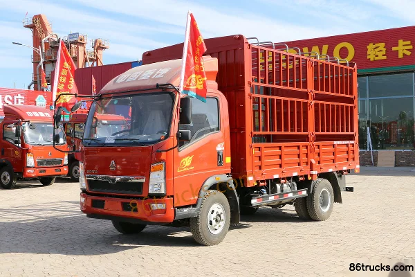 Sinotruk HOWO Hanjiang 170 hp 4X2(6 wheels) 4.15m single-row stake truck Exterior (2) | 86Trucks