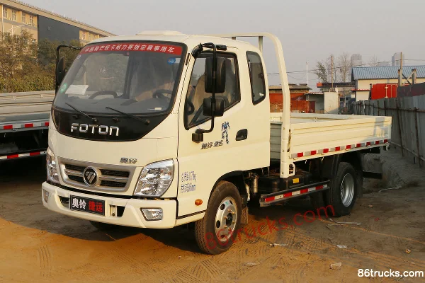 Foton Auling Jieyun 82 ch 4X2(6 roues) 3.2 m camion plateau léger cabine avancée Extérieur (3) | 86Trucks