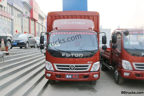 Foton Ollin Jiyun Classic Edition 143 hp 4X2(6 wheels) 4.23m Single Row Fence Cargo Truck Exterior (2) | 86Trucks
