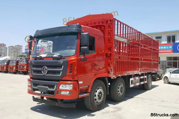 SHACMAN Commercial Vehicle Xuande X6 Medium Truck Lightweight Version 220 hp 6X2(8 wheels) 7.8m Stake Truck Exterior (3) | 86Trucks