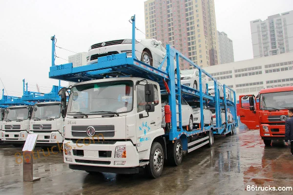 Dongfeng Commercial Vehicle Tianjin Medium Truck 292 hp 6X2(8 wheels) Car Carrier Truck Exterior (3) | 86Trucks